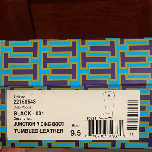 Tory Burch Junction Riding Boot Tumbled Leather size 9.5 - Picture 11 of 11